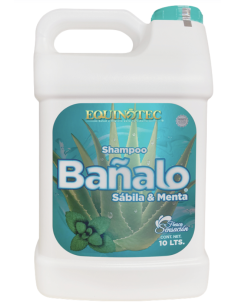 Meta title-Bañalo sabila y menta (shampoo p-Caballo) 10 litros