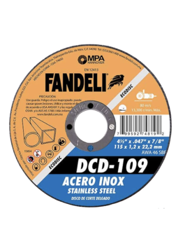 Meta title-Discocorte delgado inox. 4 1-2 eco 115x1.2x22.2mm