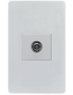 Meta title-Placa blanca toma coaxial