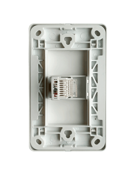 Meta title-Placa blanca toma ethernet