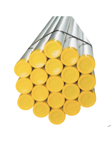Meta title-Tubo galvanizado 3-4 tapon amarillo ced. 40