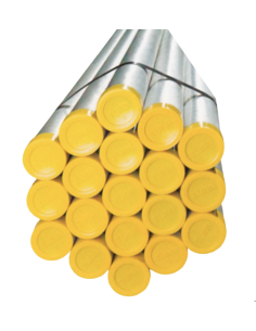 Meta title-Tubo galvanizado 1 tapon amarillo ced. 40
