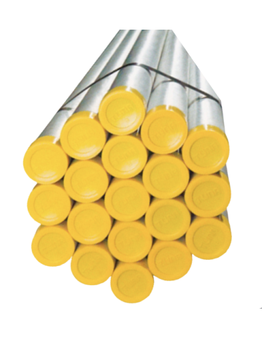 Meta title-Tubo galvanizado 1 tapon amarillo ced. 40