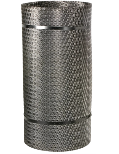 Meta title-Metal desplegado chico 22.5 cm x 22 mts cal.26