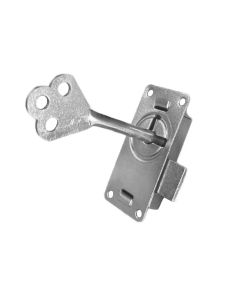 Meta title-Chapa ropero c- llave galv. c-10pz