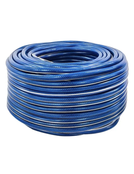 Meta title-Manguera linea oro 1-2 azul-Blanco 100 mt