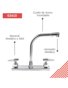 Meta title-Mezcladora fregadero tipo cobra 03410