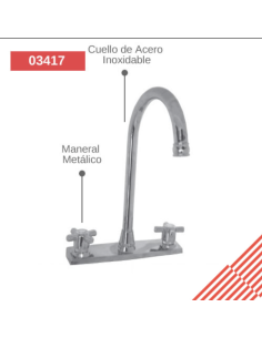 Meta title-Mezcladora fregadero dion 03417