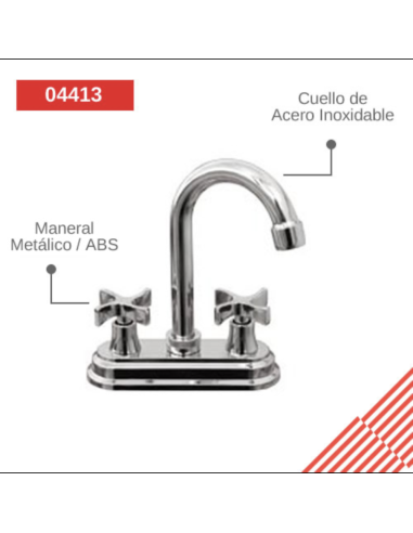 Meta title-Mezcladora lavabo turia 04413