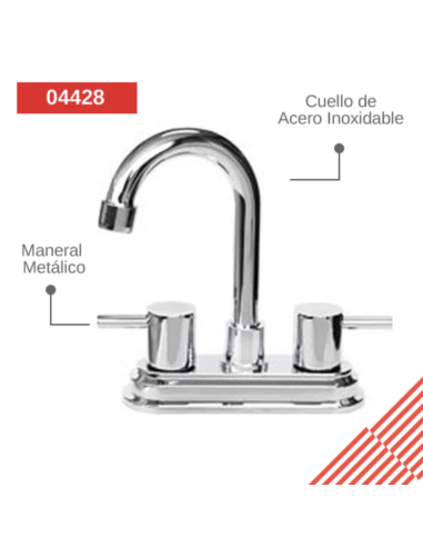 Meta title-Mezcladora lavabo hibris 04428