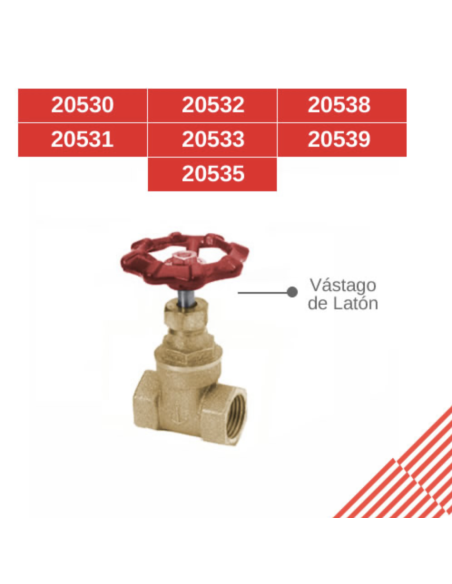 Meta title-Valvula compuerta compacta 1 20532 roscable