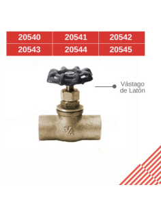 Meta title-Valvula compuerta compacta 3-4 soldable 20541