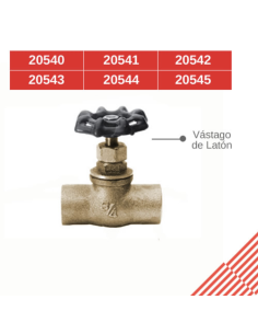 Meta title-Valvula compuerta compacta 1 soldable 20542