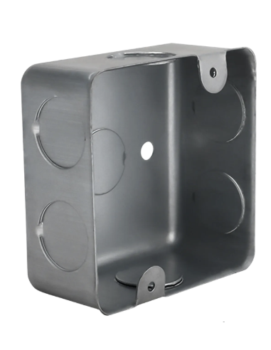 Meta title-Caja cuadrada galvanizada 3-4 (4 x 4)